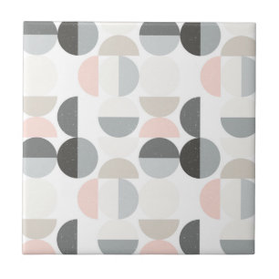 Scandinavian Style Semi-Circle Pattern Ceramic Tile