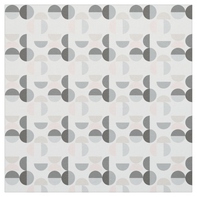 Scandinavian Style Semi-Circle Pattern Fabric (Swatch)