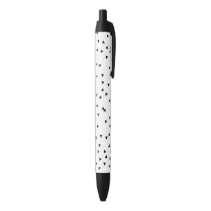 Scandinavian Style Triangle Pattern Black Ink Pen