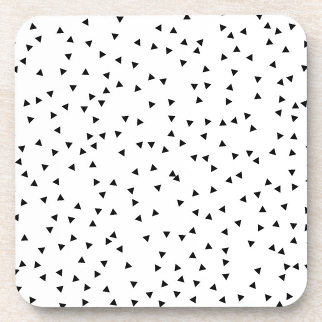 Scandinavian Style Triangle Pattern Coaster (Front)