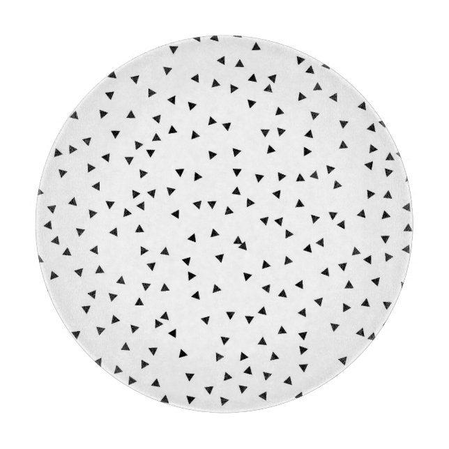 Scandinavian Style Triangle Pattern Cutting Board (Front)