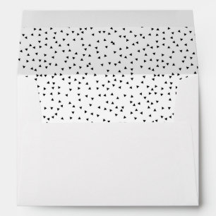 Scandinavian Style Triangle Pattern Envelope