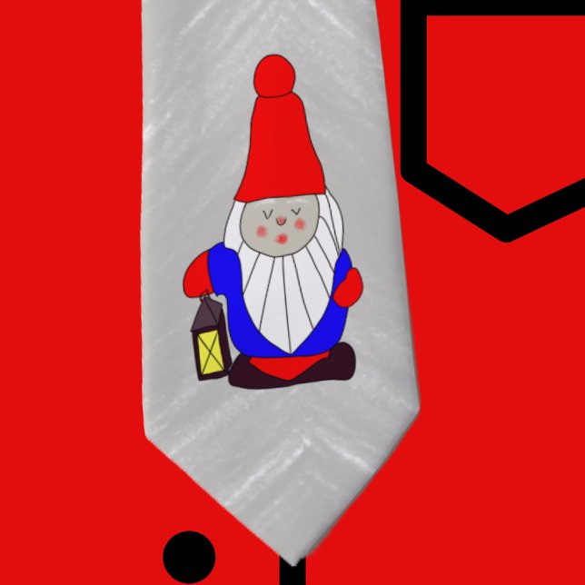 Scandinavian Swedish Christmas Gnome Tie (Creator Uploaded)