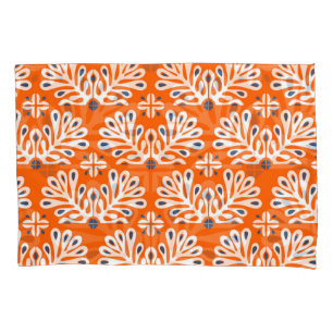 Scandinavian Tradition: Ethnic Floral Mosaic. Pillowcase