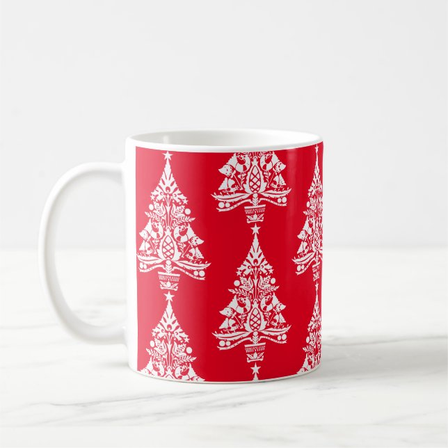 Scandinavian traditional Christmas Decorations Coffee Mug (Left)