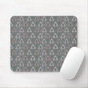 Scandinavian Triangles Mouse Pad