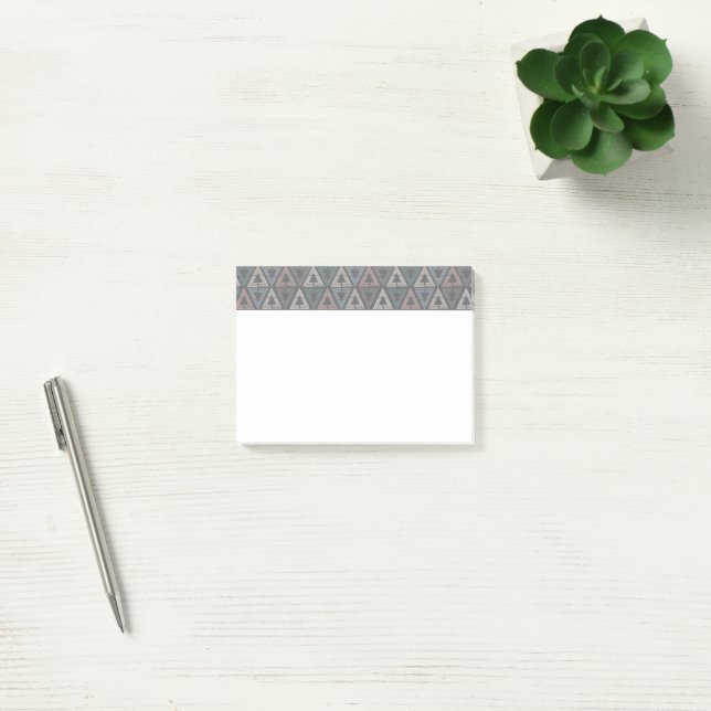 Scandinavian Triangles Post-it Notes (Office)