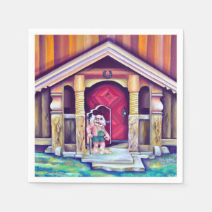 Scandinavian Troll Sweden Traditions Napkin