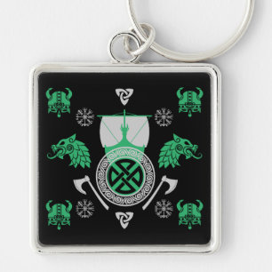 Scandinavian Viking Norsemen Home Decor Key Ring