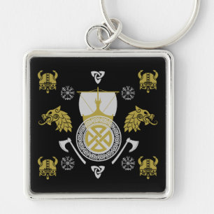 Scandinavian Viking Norsemen Home Decor Key Ring
