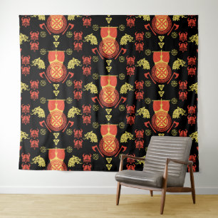 Scandinavian Viking Norsemen Home Decor Tapestry