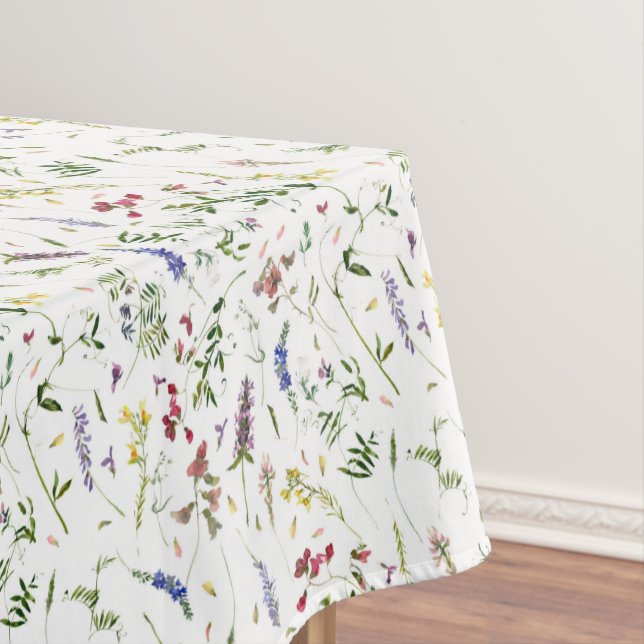 Scandinavian Wildflowers Meadow Tablecloth (In Situ)