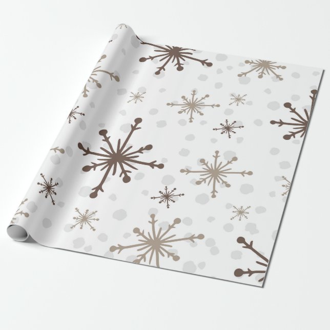 Scandinavian Winter Gift Wrap (Unrolled)