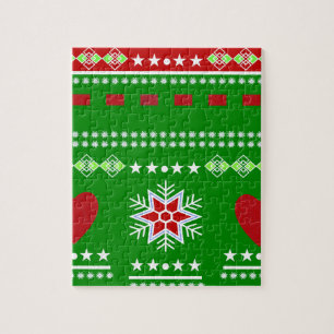 Scandinavian Winter Scene Jigsaw Puzzle