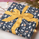 Scandinavian Woodland Animals Christmas winter Wrapping Paper<br><div class="desc">This design may be personalised by choosing the Edit Design option. You may also transfer onto other items. Contact me at colorflowcreations@gmail.com or use the chat option at the top of the page if you wish to have this design on another product or need assistance with this design. See more...</div>