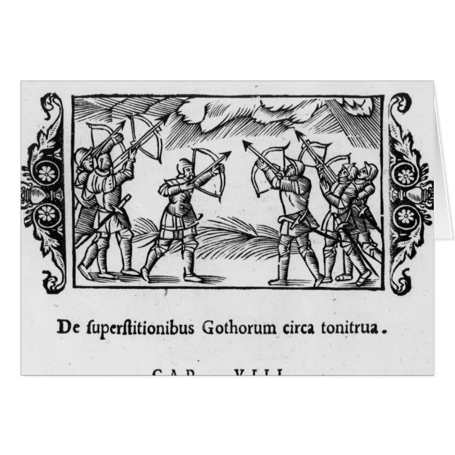 Scandinavians using their arrows (Front Horizontal)