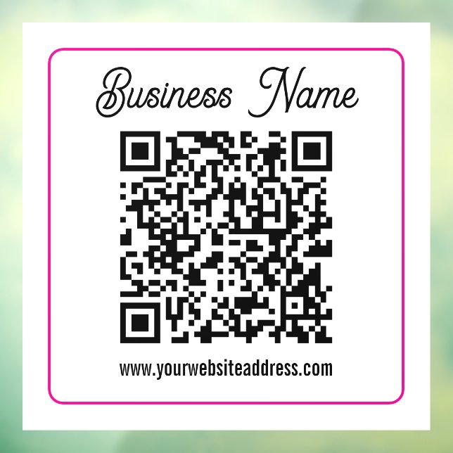 Scannable QR code with Cursive Script Handwriting (Sheet 3)