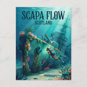 Scapa Flow Scotland Postcard