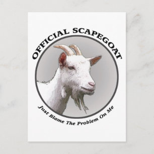 scapegoat postcard