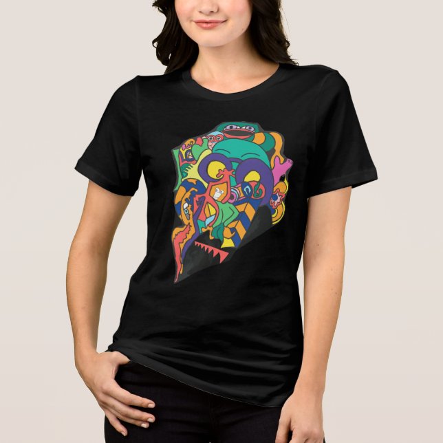 Scar Face Tri-Blend Shirt (Front)