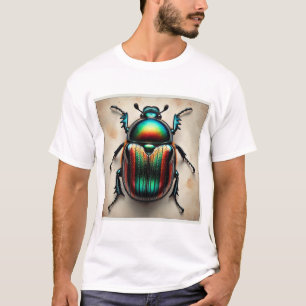 Scarab Beetle 270824IREF237 - Watercolor T-Shirt