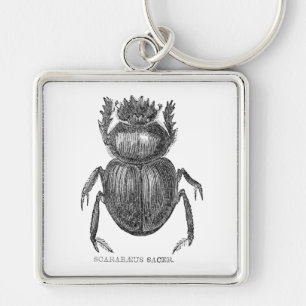 Scarab Beetle Key Ring
