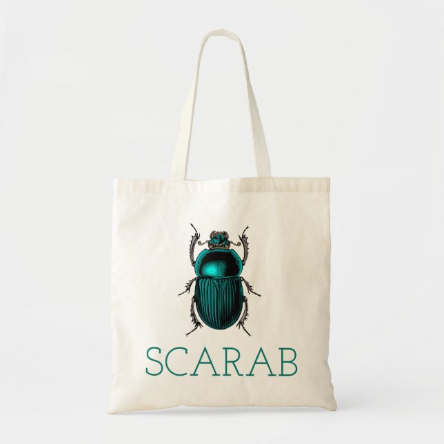 Scarab Beetle Tote Bag (Front)