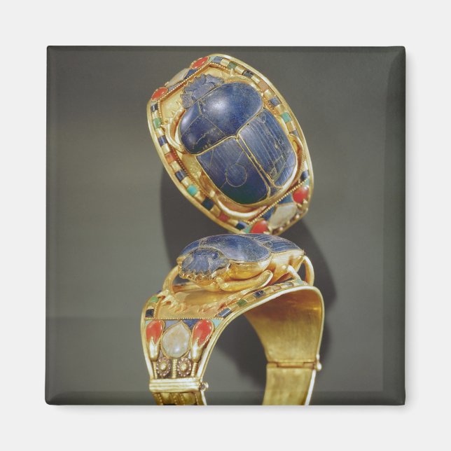 Scarab bracelet, from the Tomb of Tutankhamun Magnet (Front)