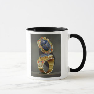 Scarab bracelet, from the Tomb of Tutankhamun Mug