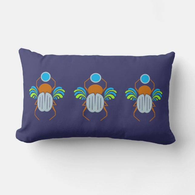 Scarab custom throw pillow (Front)