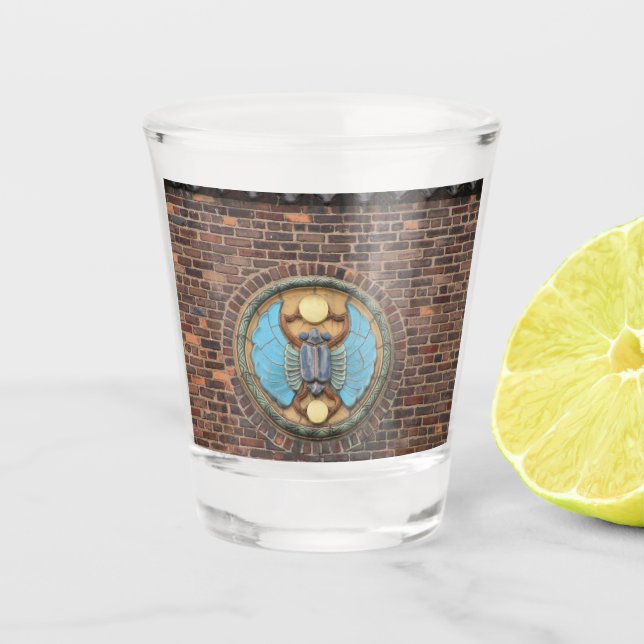 Scarab Shot Glass (Front)