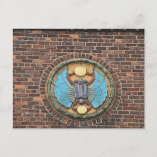 Scarab tile Detroit Michigan Postcard