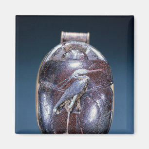 Scarab with Heron, from Tomb of Tutankhamun Magnet