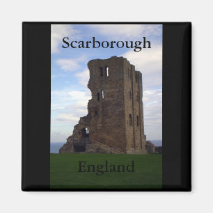 scarborough castle england magnet