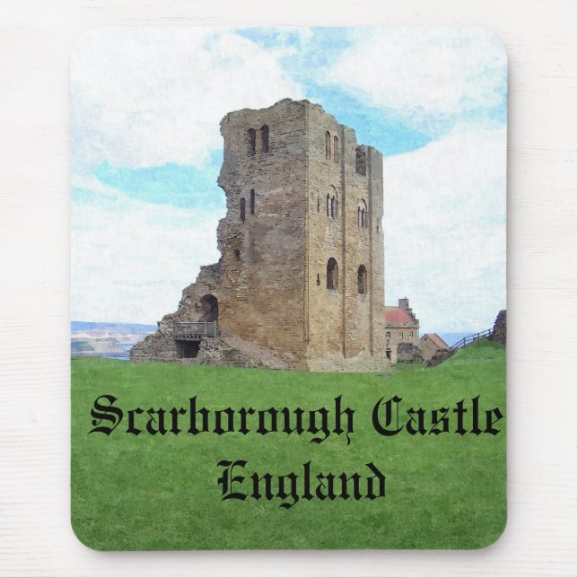 Scarborough Castle England mousemat (Front)