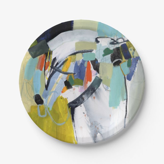 Scarborough Fair - Abstract Paper Plate (Front)