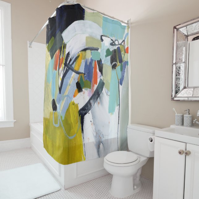 Scarborough Fair - Abstract Shower Curtain (In Situ)