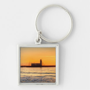 Scarborough Lighthouse Key Ring