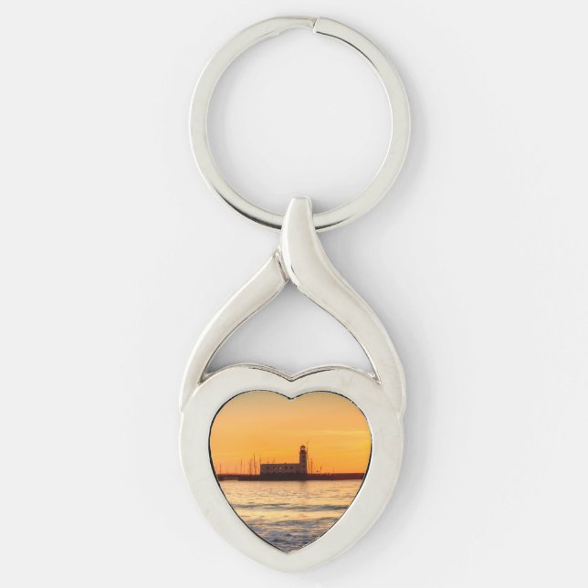 Scarborough Lighthouse Key Ring (Front)