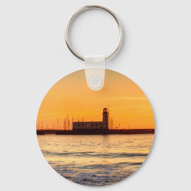 Scarborough Lighthouse Key Ring (Front)