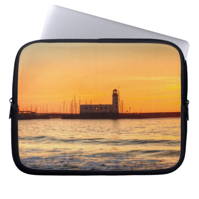 Scarborough Lighthouse Laptop Sleeve (Front)