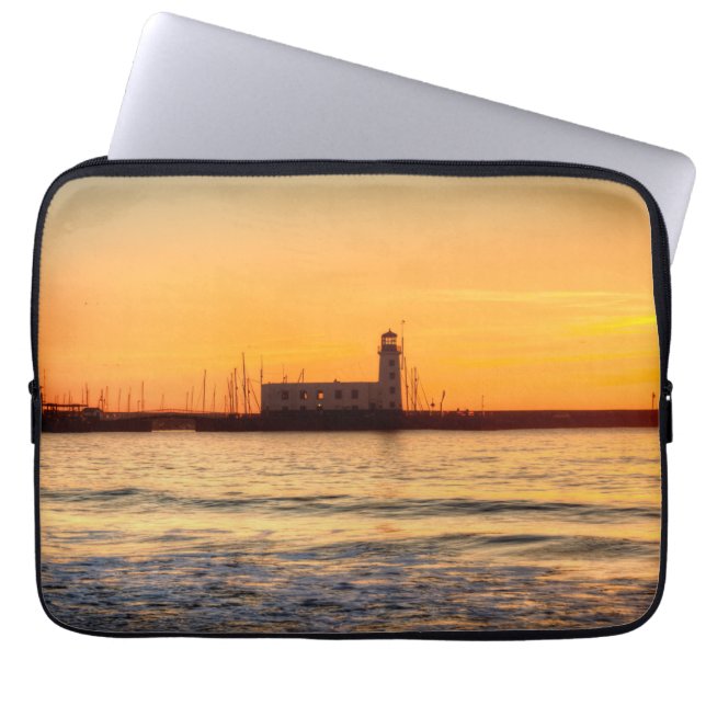 Scarborough Lighthouse Laptop Sleeve (Front)