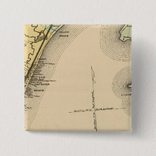 Scarborough, Old Orchard, Saco, Biddeford 15 Cm Square Badge