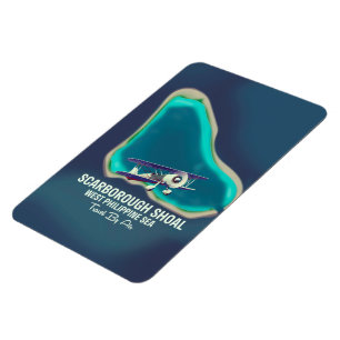 Scarborough Shoal West Philippine Sea Map Magnet