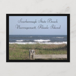 Scarborough State Beach, Rhode Island Postcard