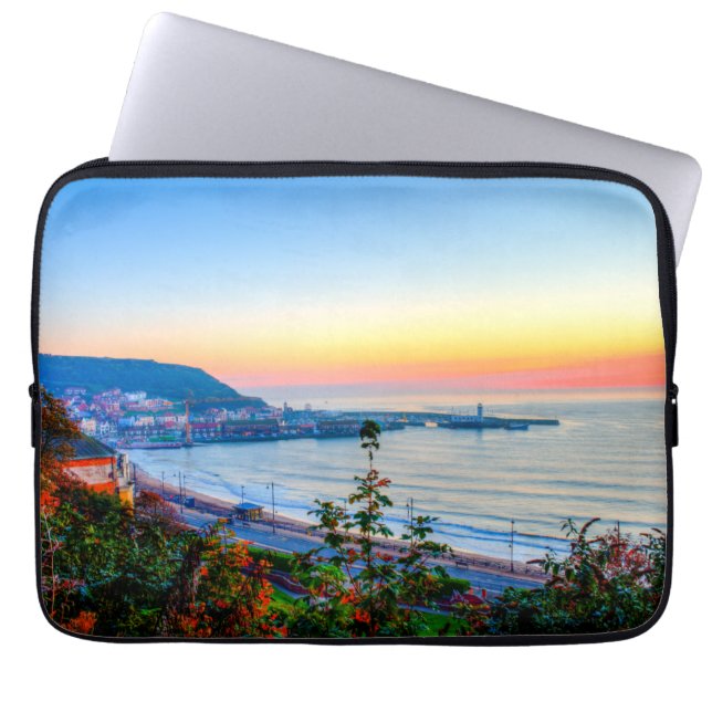 Scarborough Sunrise Laptop Sleeve (Front)