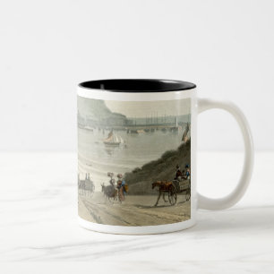 Scarborough, Yorkshire, from Volume VI of 'A Voyag Two-Tone Coffee Mug