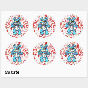 Scare Bear Classic Round Sticker