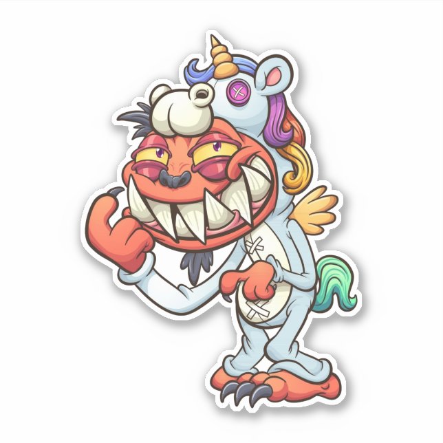 Scare Bear - Rainbow Unicorn (Front)