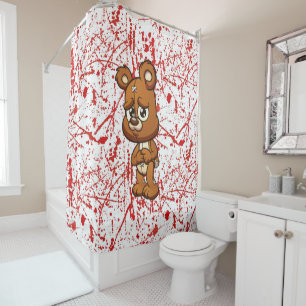 Scare Bear Shower Curtain